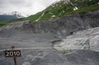 Rückgang des Exit-Glacier seit 2010
